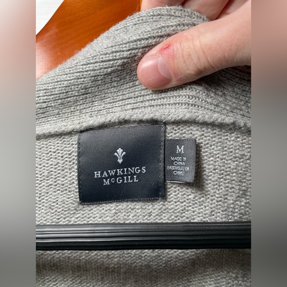 Men’s Lambswool Cardigan - Picture 2 of 2